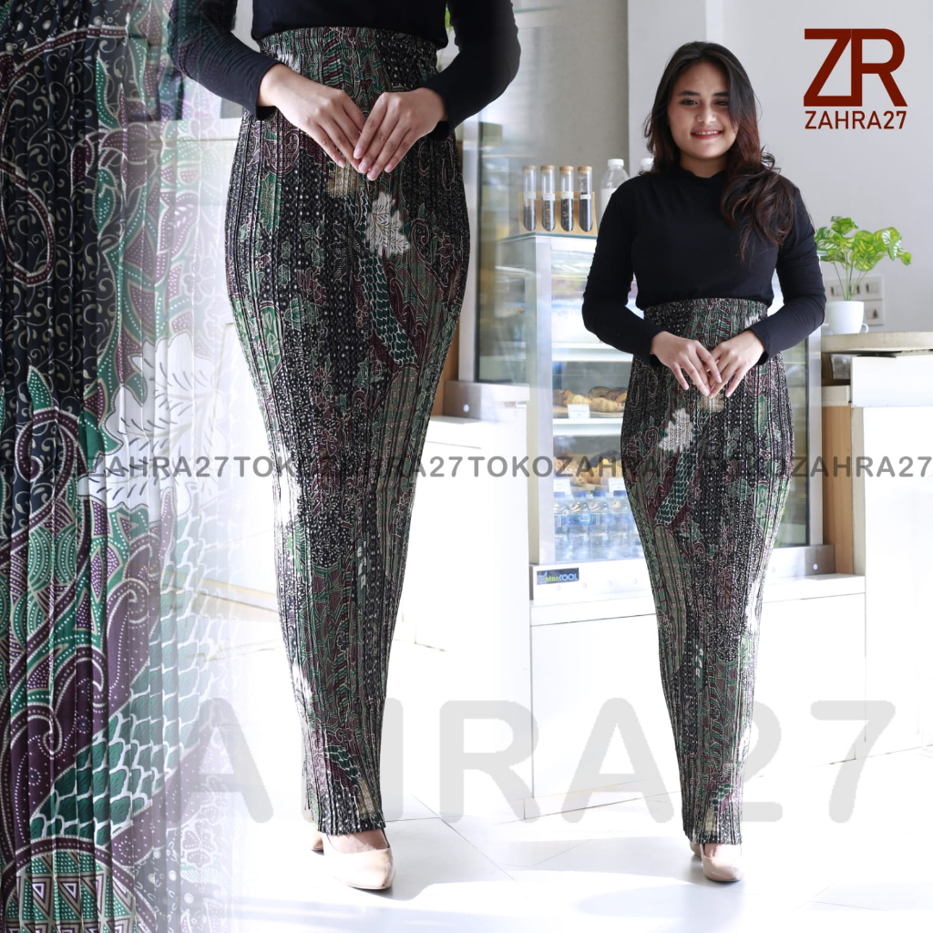 Rok Plisket Bawahan Kebaya MOTIF AUREL