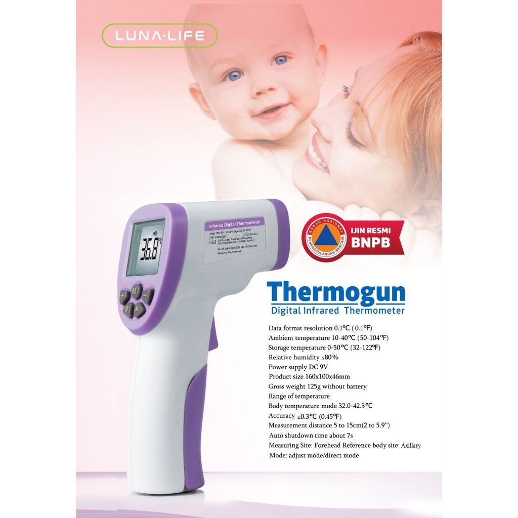 Termometer Thermogun Luna Life KF10A