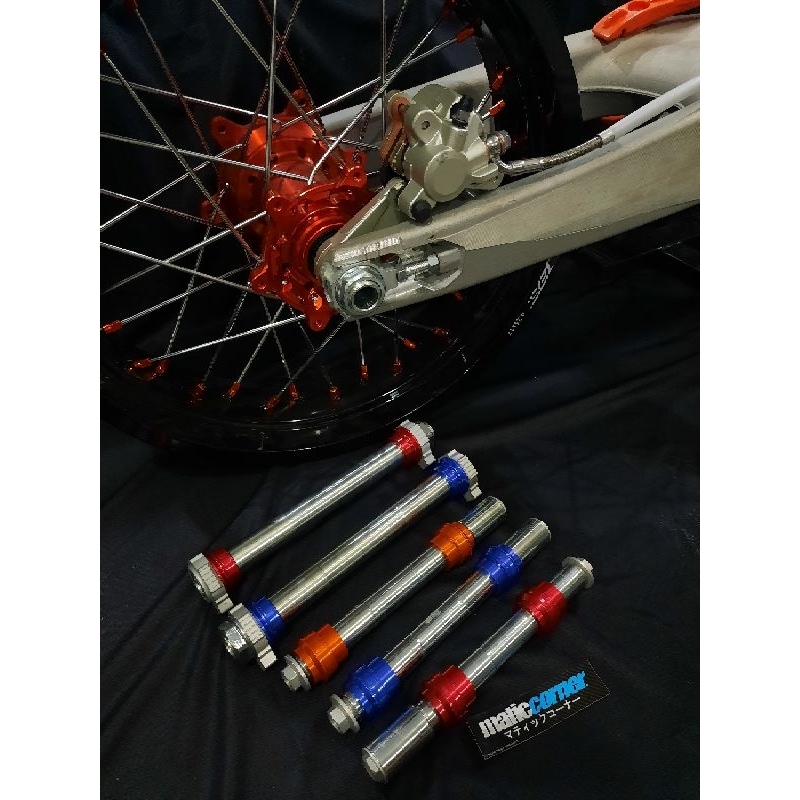 AS RODA KTM  JETS CNC SET DEPAN BELAKANG ARM USD KTM PAKET LENGKAP