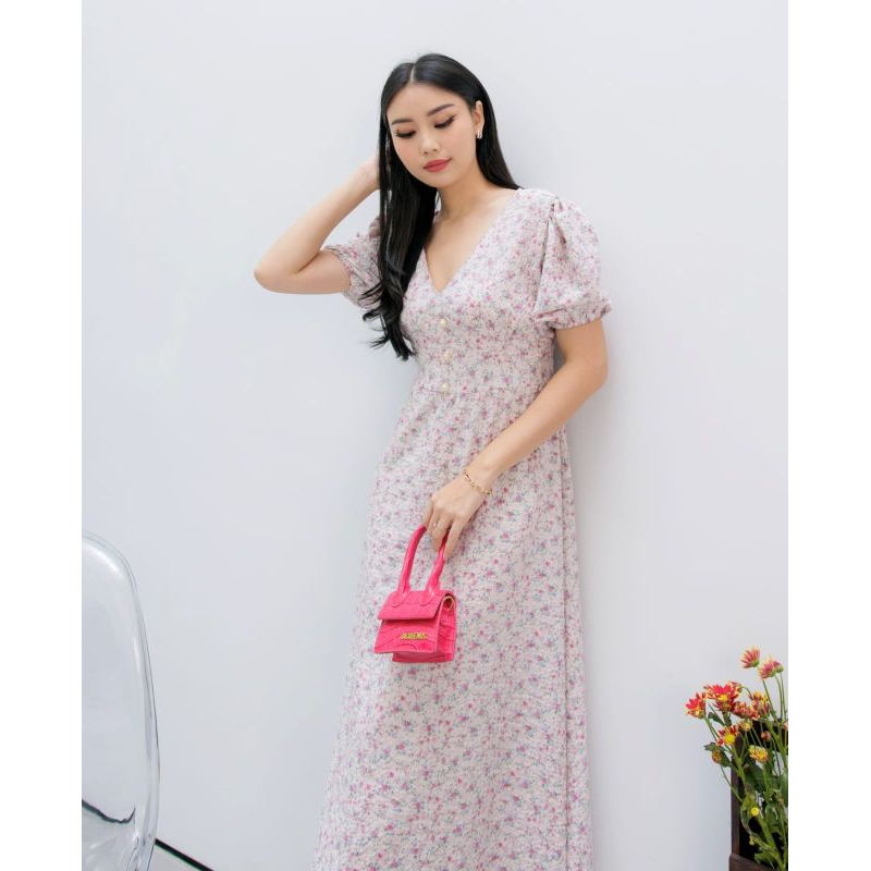 DRESS WANITA / FLORAL DRESS - DIANTHA FLORAL DRESS