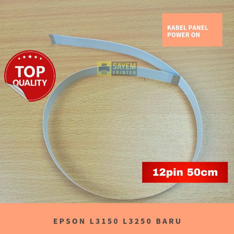 Kabel Panel Epson L3150 L3250 12 Pin Power On Off