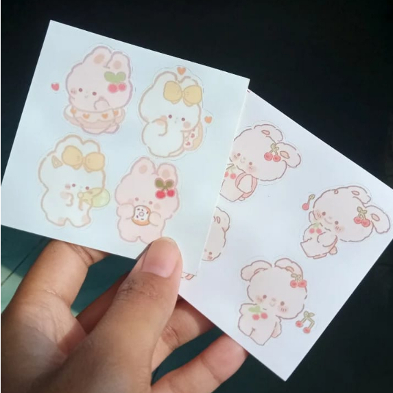 

Stiker Lucu Kelinci Kawaii