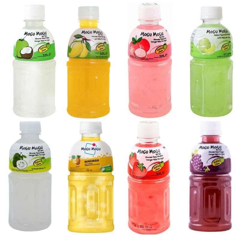 

(instant saja) MOGU MOGU Minuman Nata De Coco Strawberry leci coconut sirsak melon nanas mangga anggur