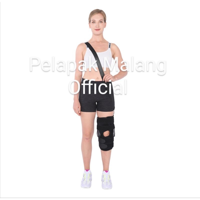 Aurabaik Oa Brace Osteoarthritis Knee Post Op Hinged Rom Orthopedic Support Knee Brace Penyangga