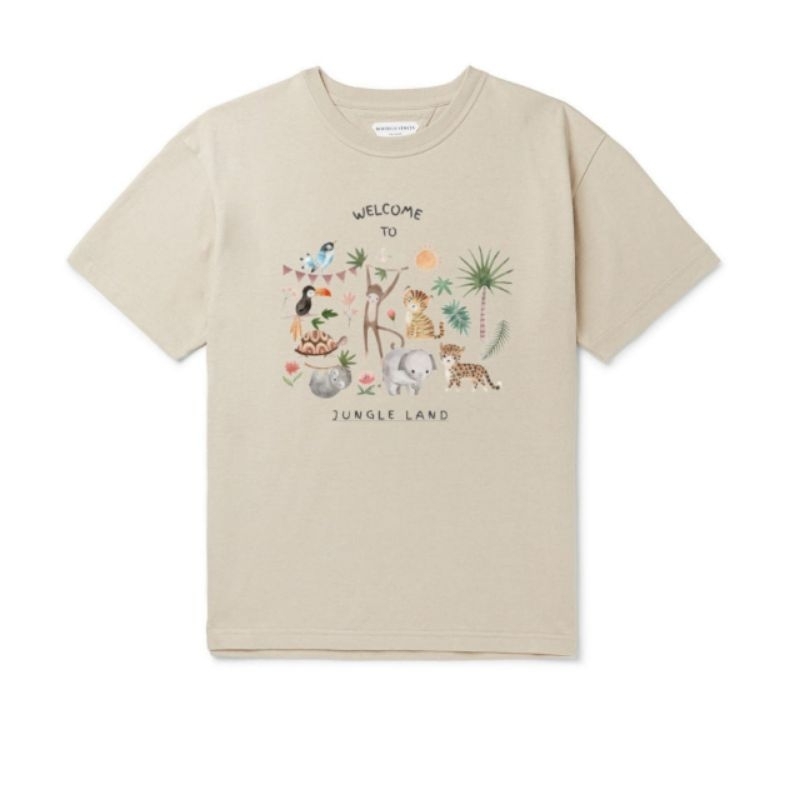 Monlykids Kaos Anak Motif / Atasan Anak Laki Laki - Perempuan / Baju Anak 2-9 THN