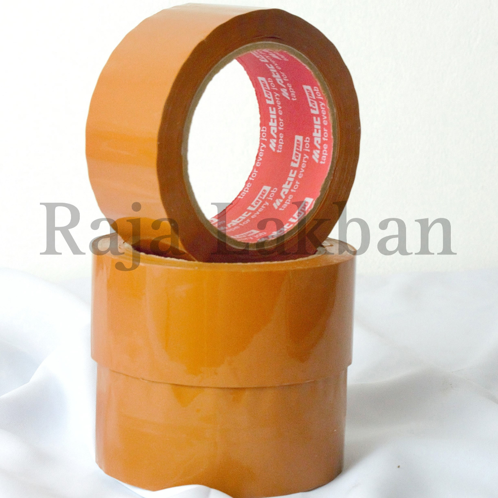 

(45mm 2 inci 72 yard) Lakban Cokelat Tape Cokelat Isolasi Cokelat || MATIC TAPE