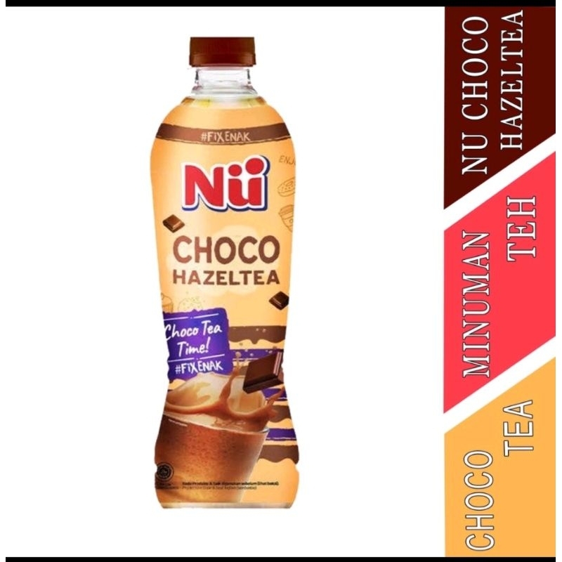 

nu choco hazeltea 330ml/1 karton isi 24botol