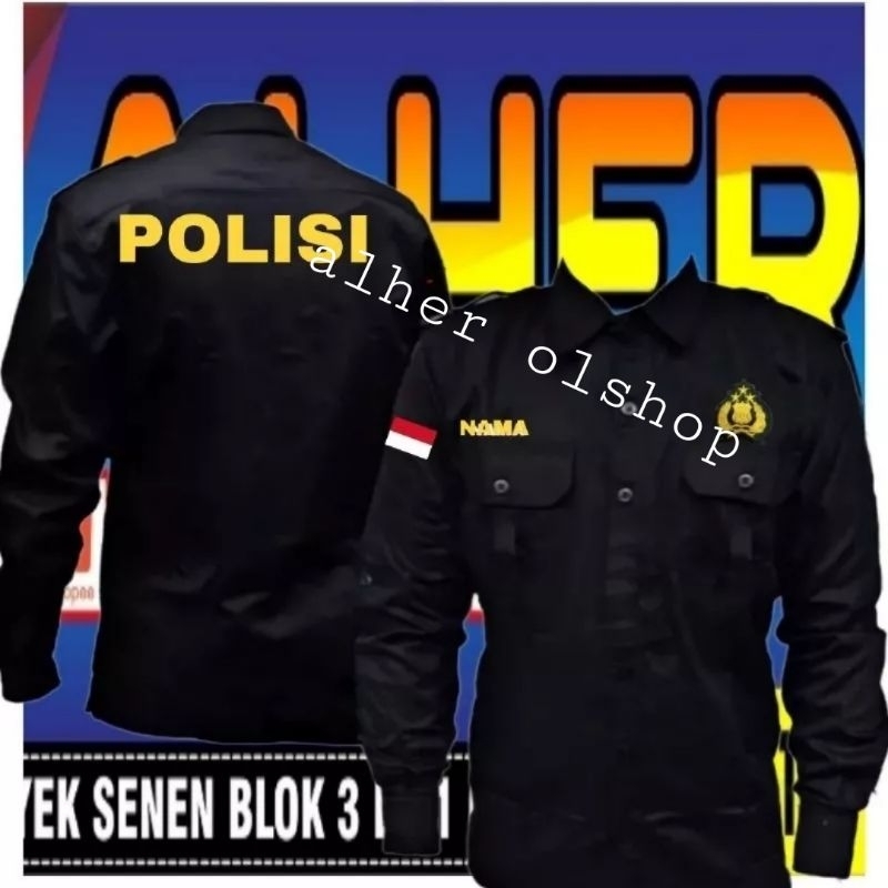 kemeja polisi baju polisi seragam polisi Pdh polisi Pdl polisi kemeja kerja polisi baju kerja polisi
