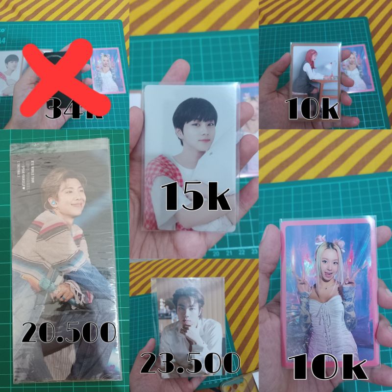 Pob Ggu Ggu 2023 Jungwon Enhypen, Photocard Jaehyun Sticker, TWICE PRE ORDER BENEFIT TASTE OF LOVE C