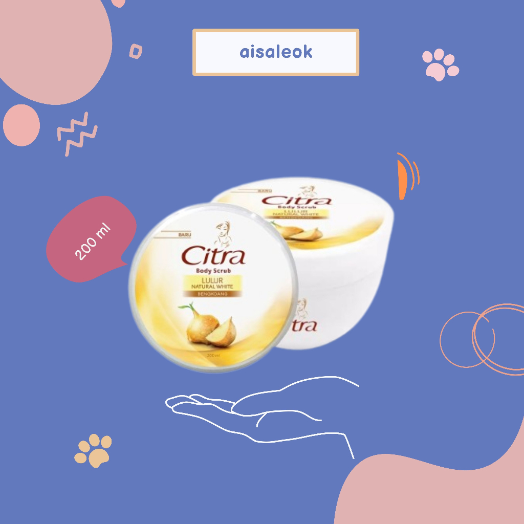 CITRA Lulur Natural White Bengkoang Body Scrub