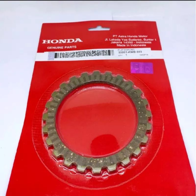 PLAT KOPLING/KAMPAS KOPLING KWB HONDA REVO ABSOLUTE REVO FIT BLADE 110