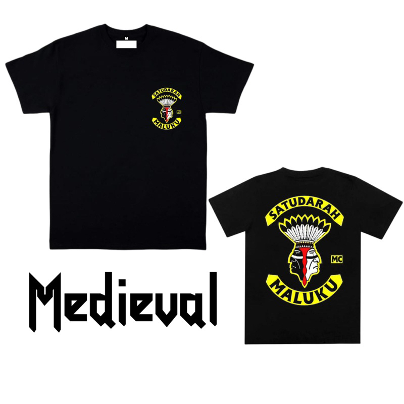 KAOS BAJU SATU DARAH MALUKU Logo | T-Shirt Hitam Distro Tee Motif Culture | Pria wanita dewasa anak 