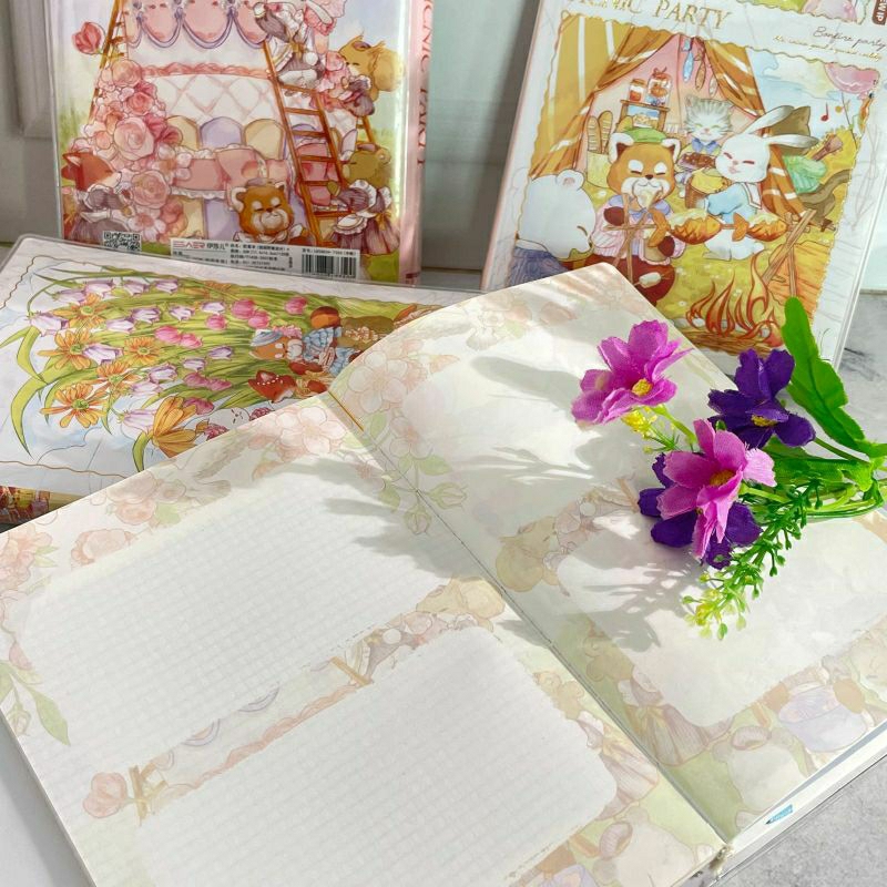 

Buku Diary A6 PICNIC PARTY full colors buku jurnal catatan aesthetic kekinian unik