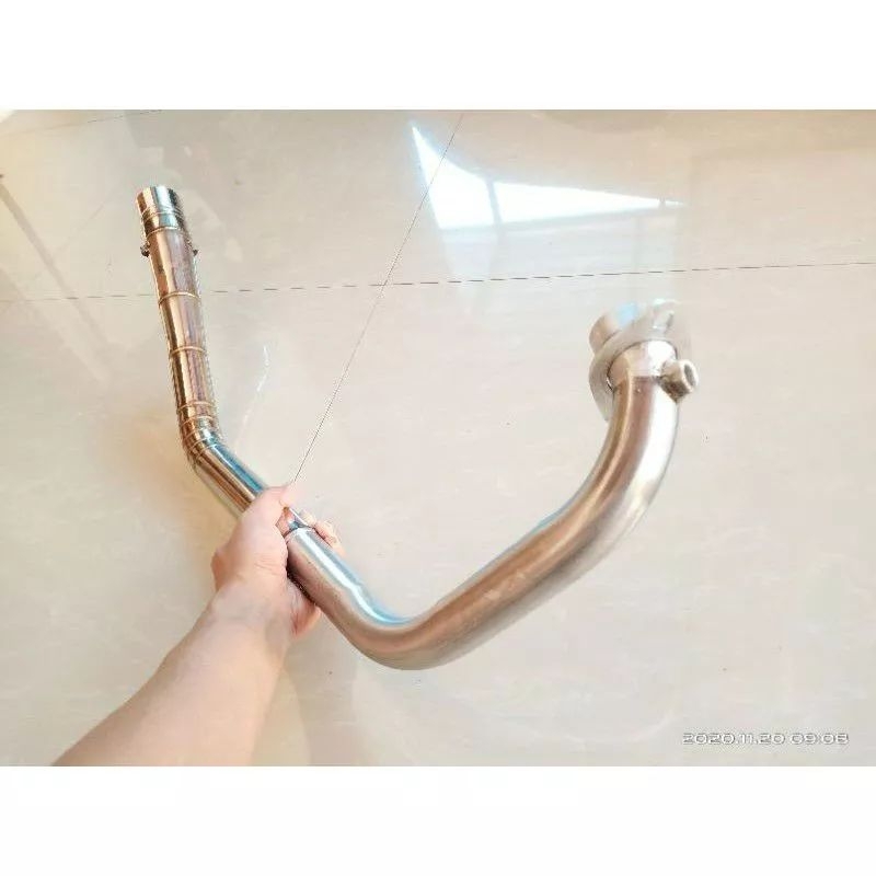 leher knalpot satria fu stainless