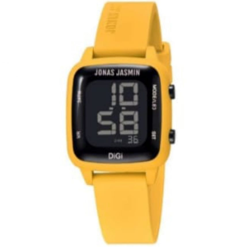 Jam tangan Wanita Jonas Jasmin JJ2241L tali karet digital original