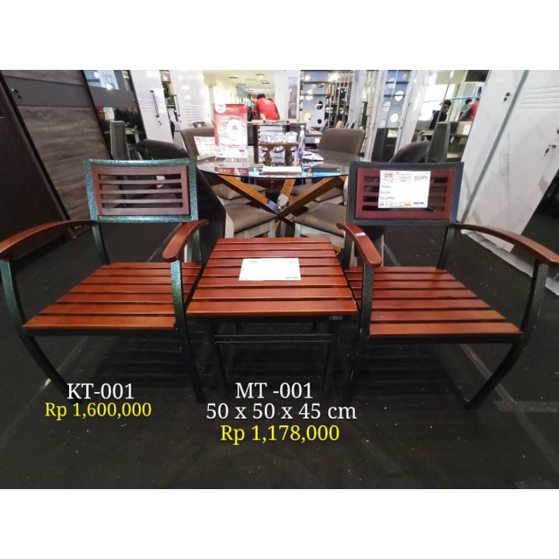 Meja Kursi Teras Siantano MT 001 KT 001