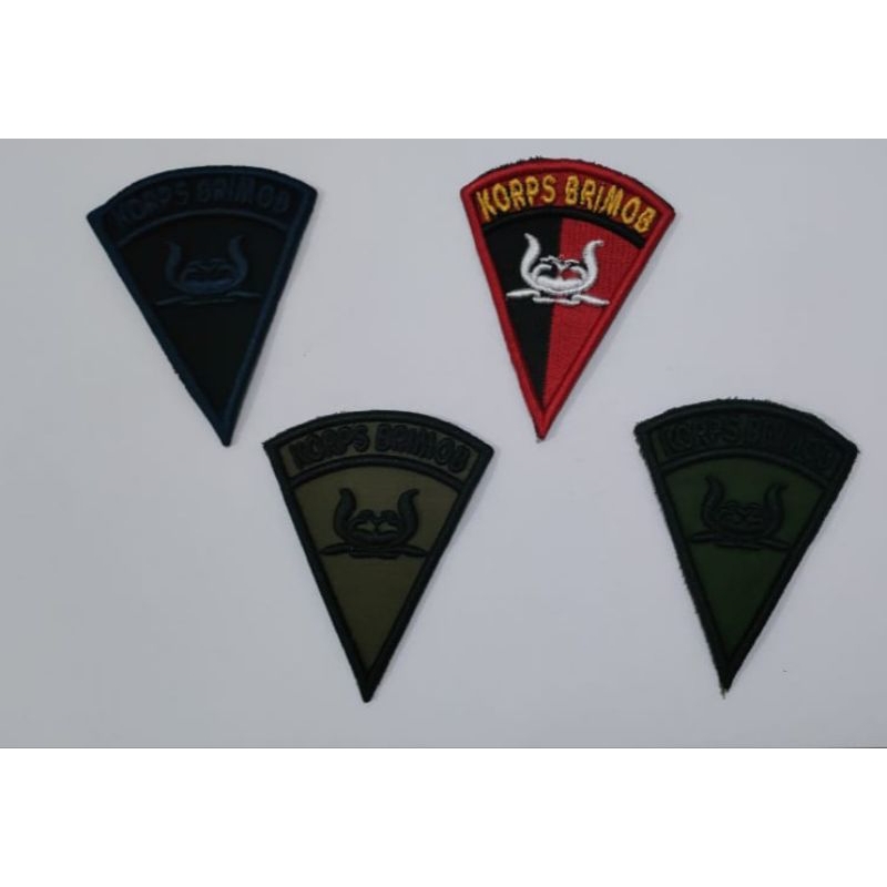 Bordir Teratai / Logo Korps Brimob