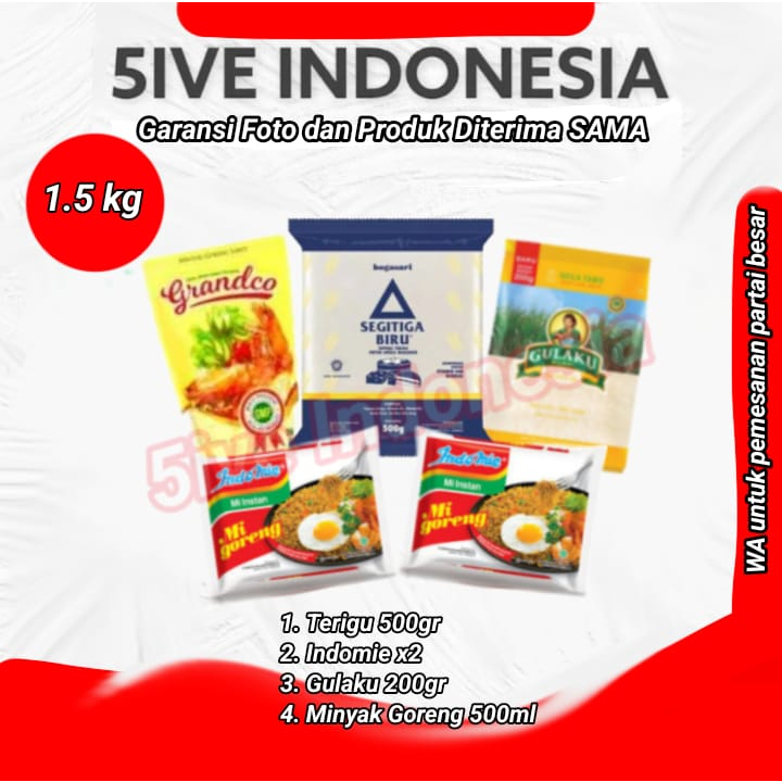 

Paket Sembako Hemat / Paket Sembako Murah Parcel Gift Hampers 4