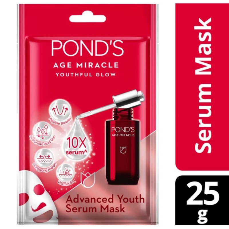 Pond's Age Miracle Serum Sheet Mask Anti Aging 25 gr