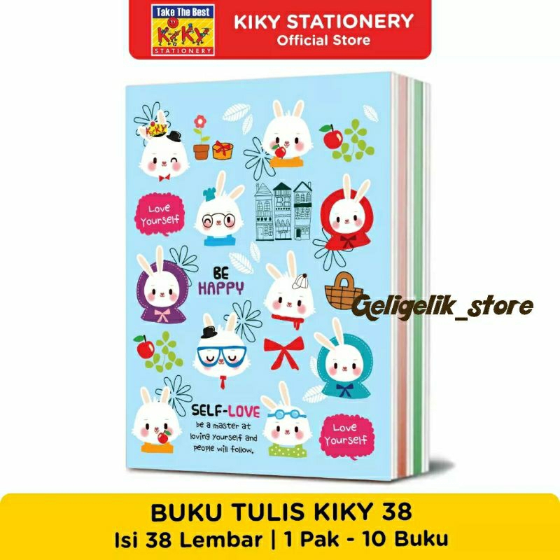 

BUKU TULIS KIKY 38 LEMBAR & 58 LEMBAR