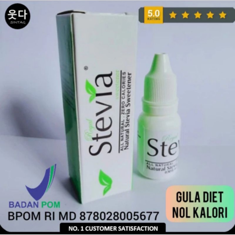 Stevia Royal Sweetener Pemanis Alami Pengganti Gula 0 Kalori