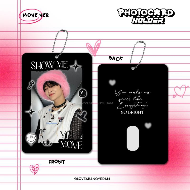 CAHOL PHOTOCARD HOLDER ACRYLIC TREASURE T5