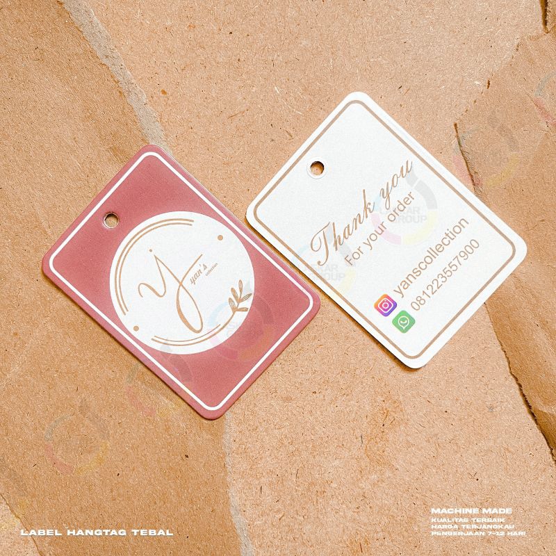 

label hangtag, hangtag premium