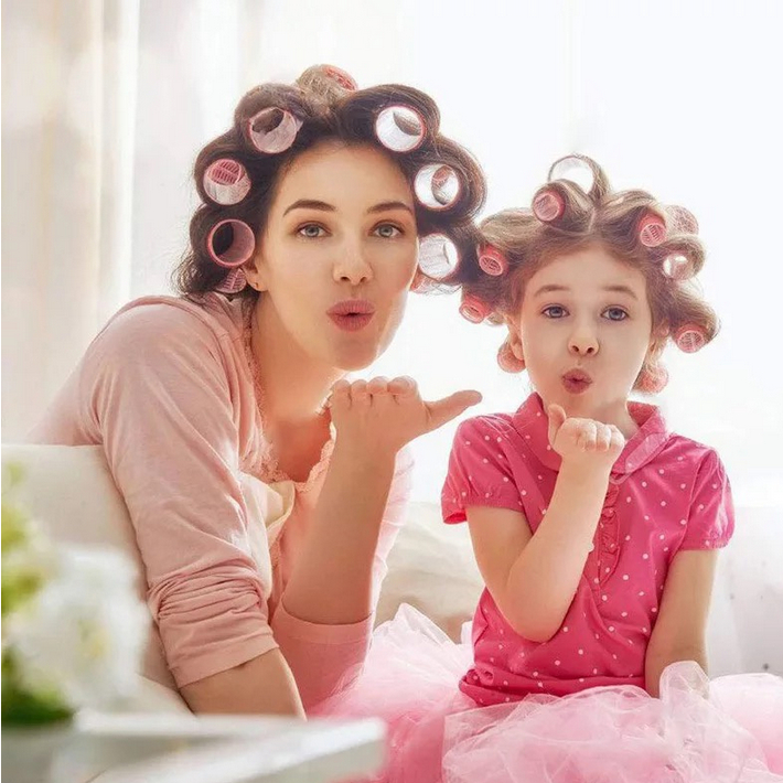 Roll Rambut Curly 1 Pc Roll Rambut Gulung Poni Keriting Gelombang  Roll Jumbo Curly Rambut