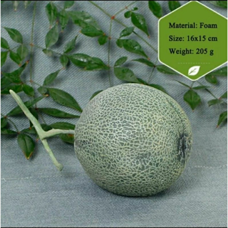 replika buah melon / buah hias / buah artificial / buah buahan plastik hiasan