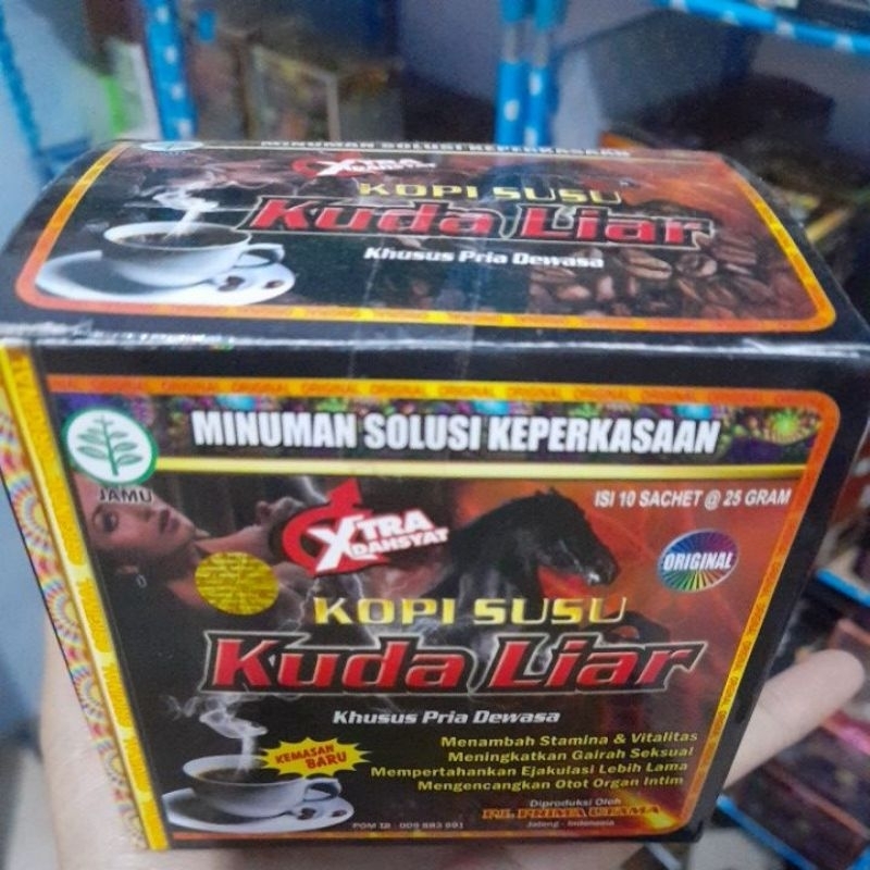 

KopiSusuKudaLiar KOPI SUSU KUDA LIAR INSTAN COFFEE ORIGINAL kopi bubuk mix asli 3in1 pria mantap