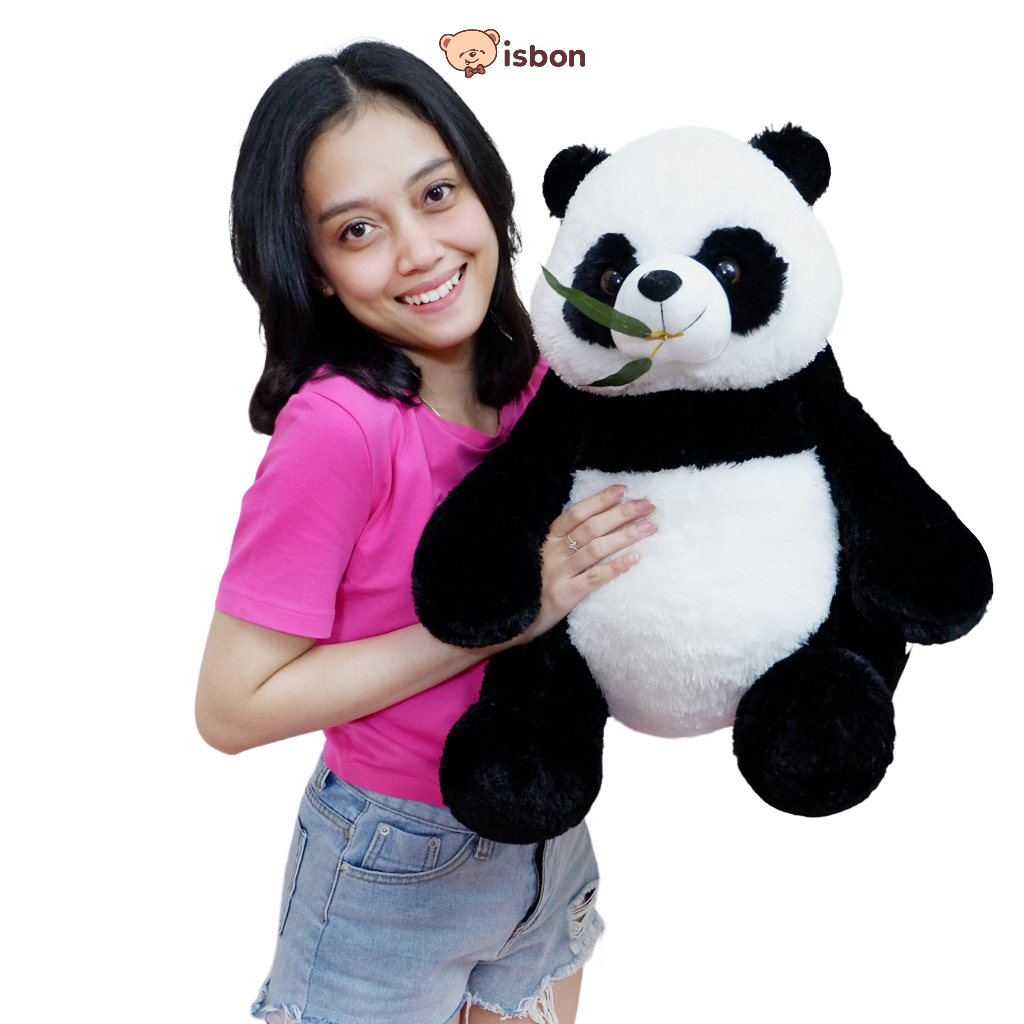 Boneka Panda Bamboo 40cm ISTANA BONEKA Kado Istimewa Anak Bahagia SNI