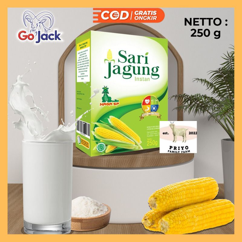 

Minuman Bubuk Sari Jagung Naga SP Asli 100% Original isi 250g Cocok Untuk Diet Pelangsing Badan Pria Wanita Terbukti Ampuh