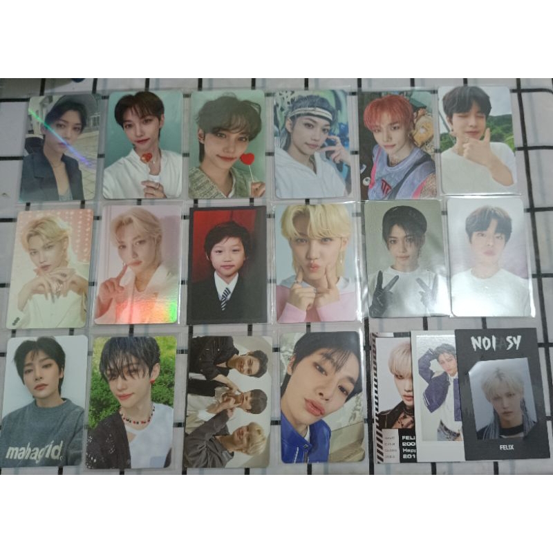 STRAY KIDS PC SKZ PHOTOCARD FELIX HYUNJIN I.N KIM SEUNGMIN YANG JEONGIN MAKNAE LINE NACI MUPLANT MMT