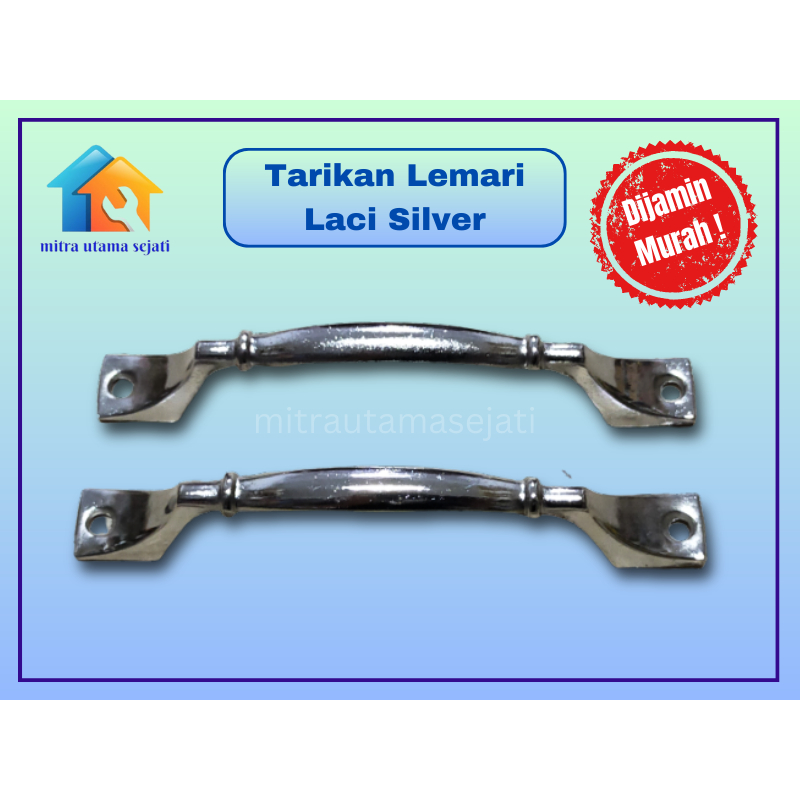 Handle Tarikan Laci Putih Pegangan Lemari Pintu MURAH