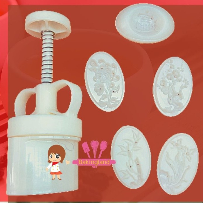 cetakan Mooncake Uang Cina yen Bao 50gr premium