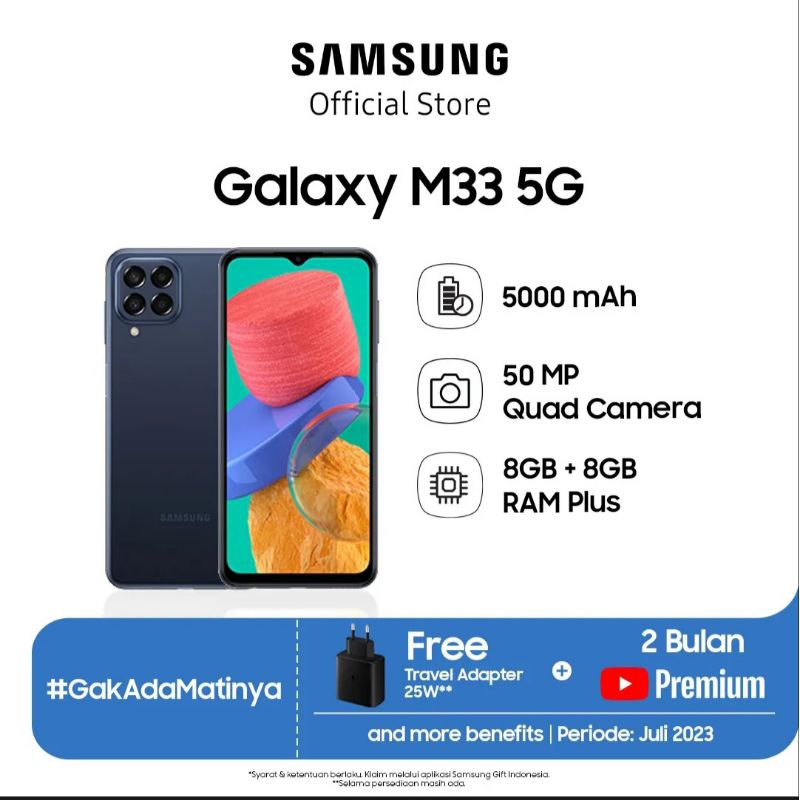 Samsung Galaxy M33 5G Ram 8/128 GB