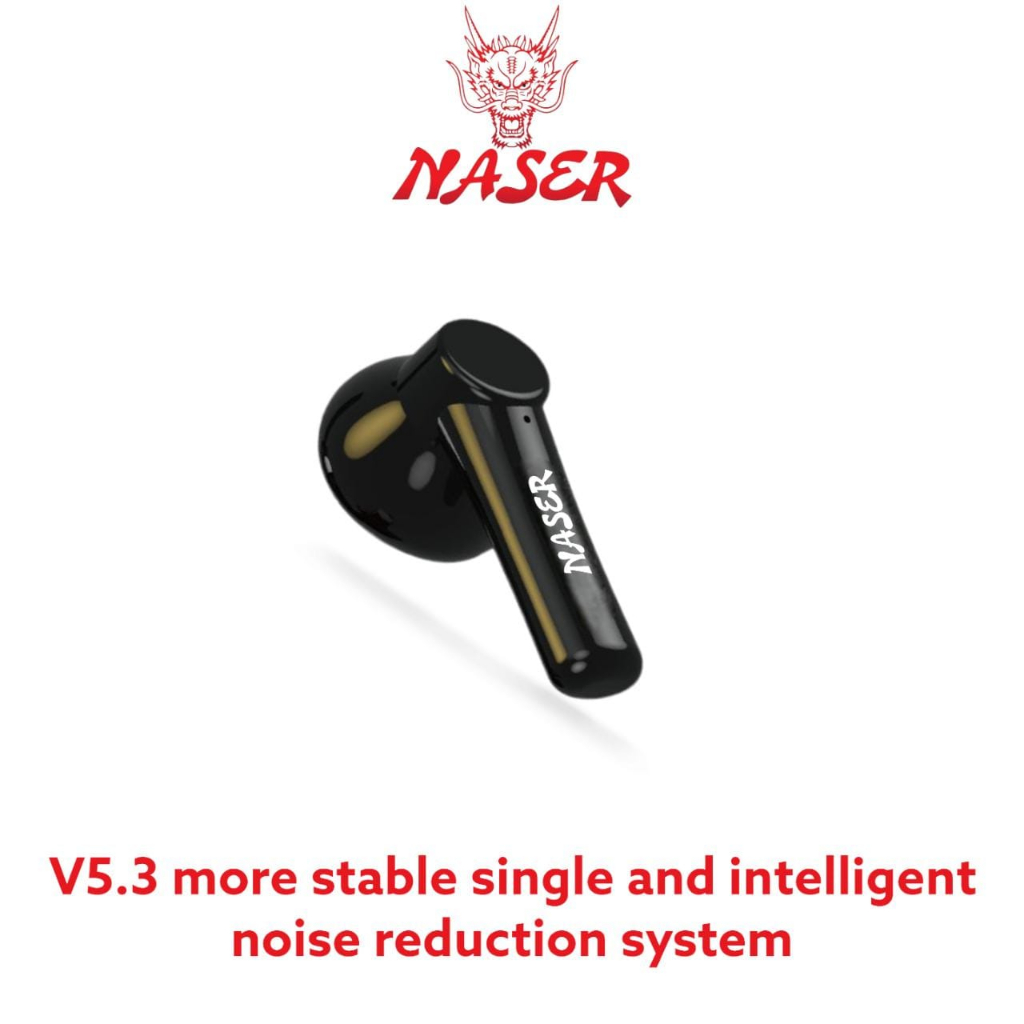 NASER HANDSFREE BLUETOOTH TWS HWT-07 / Wireless Headset Earbuds Tws / Extra Bass