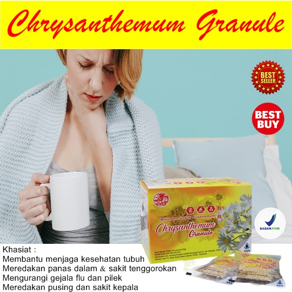 

Minuman panas dalam chrysanthemum obat cina untuk sakit tenggorokan panas dalam sariawan asli