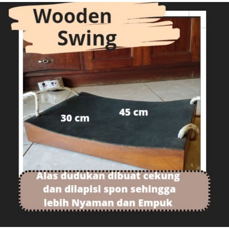 AYUNAN KAYU/ AYUNAN TAMAN/ AYUNAN ANAK/ BANDULAN