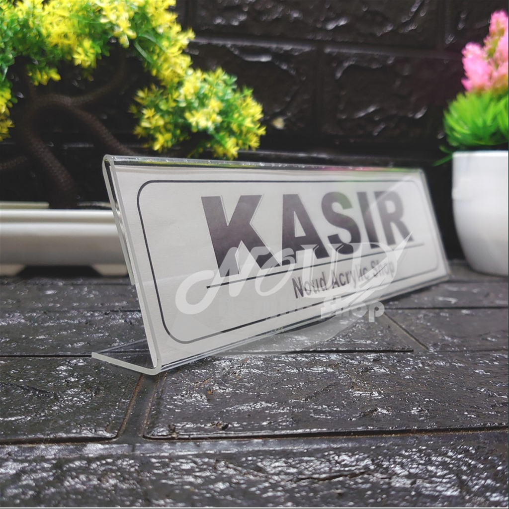 

Nama meja Akrilik / Acrylic Name Desk