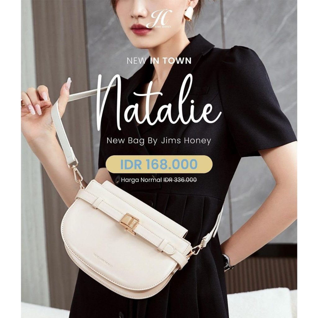 Jimshoney Natalie bag/ tas selempang wanita terbaru import promo diskon bisa cod solo