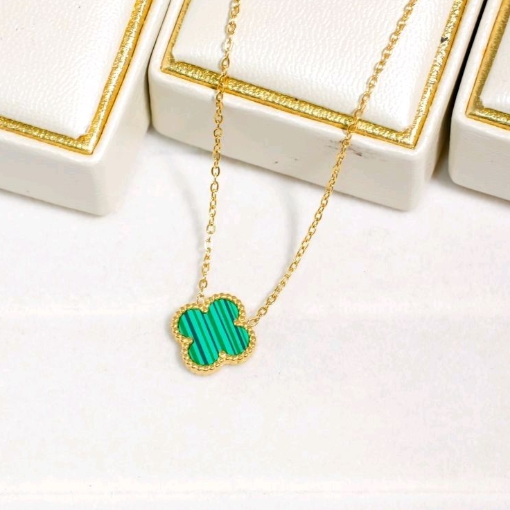 PERHIASAN KALUNG WANITA GOLD ASLI TITANIUM