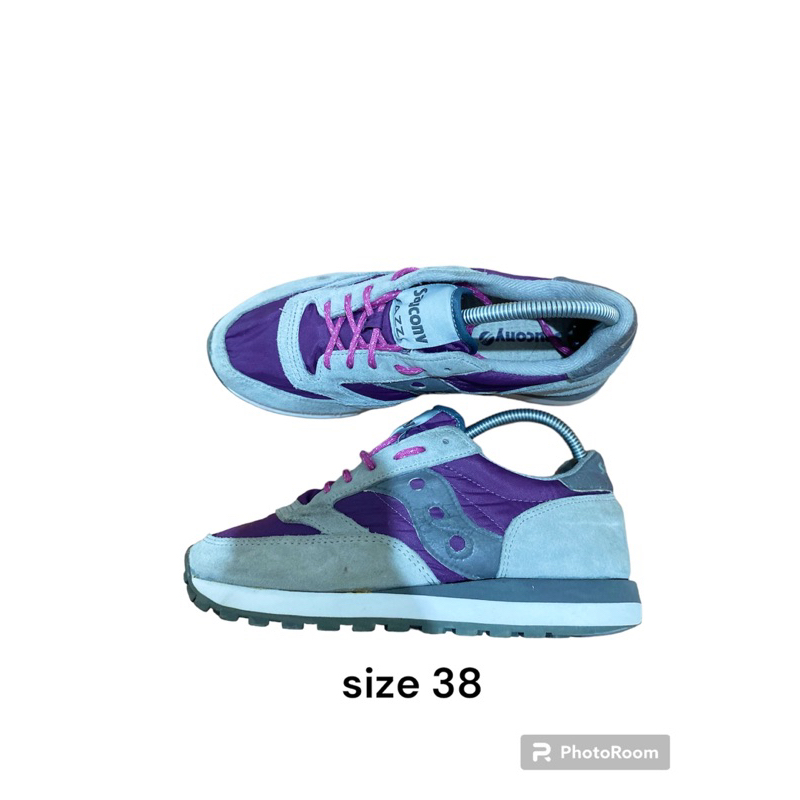 Saucony original purple size 38
