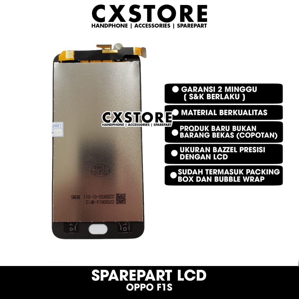 LCD Touchscreen Oppo F1S Hitam Putih CX Store