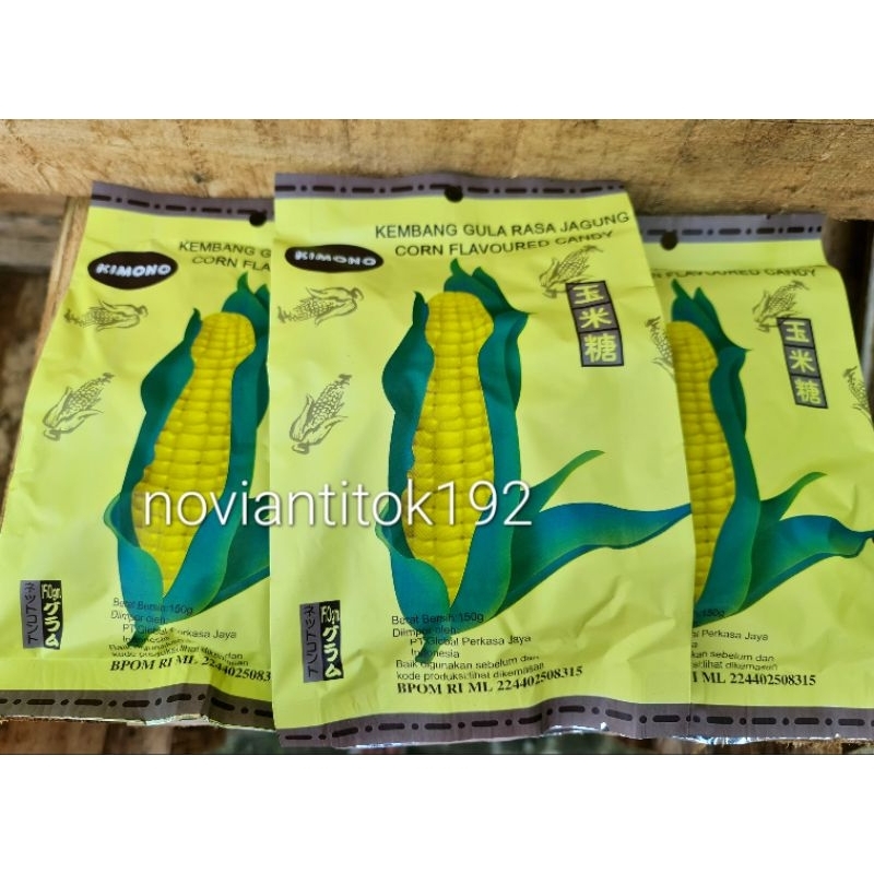 

PERMEN JAGUNG KIMONO / CORN CANDY 150GR