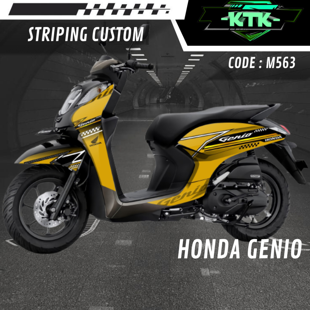 Stiker Lis Sticker List Les Striping Variasi Aksesoris Pelindung Body Decal Semi Full Body Logo Embl