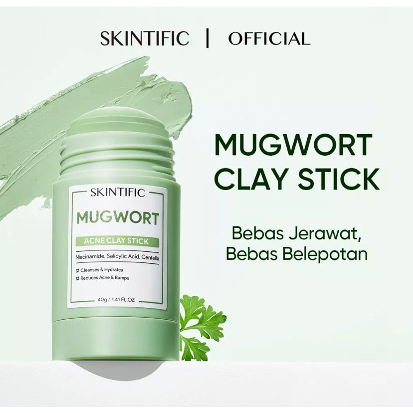 

[READY] SKINTIFIC Mugwort Acne Clay Stick 40g | MASKER SKINTIFIC | MASKER JERAWAT | MASKER MUGWORT | MASKER CLAY MASK | MASKER STICK SKINTIFIC | MUGWORT CLAY STOCK | MASKER KEMERAHAN| MASKER KOMEDO | MASKER BEKAS JERAWAT | MASKER BERSIHKAN PORIPORI