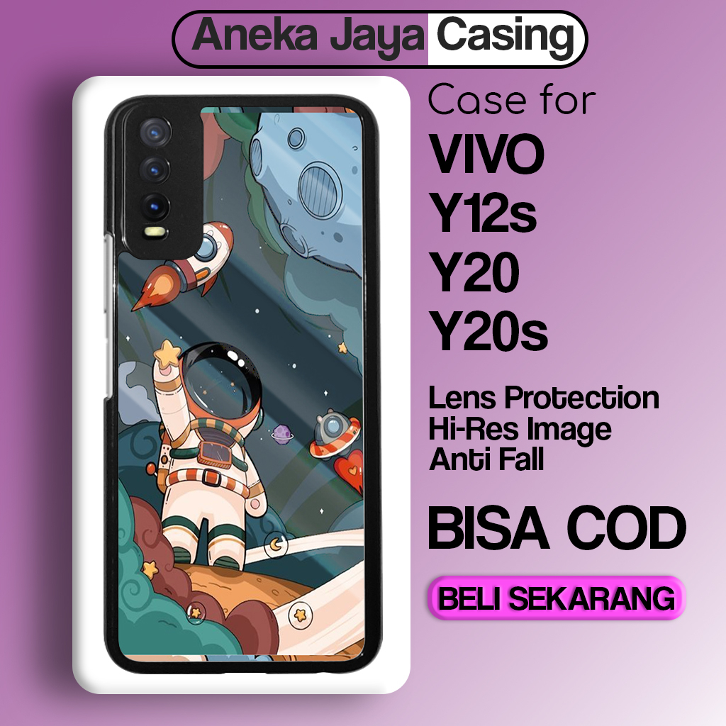Case Vivo Y12S Y20 Y20S Casing Vivo Y20 Motif Astro Aneka case Casing Hp Case Sofcase Case Hp Casing