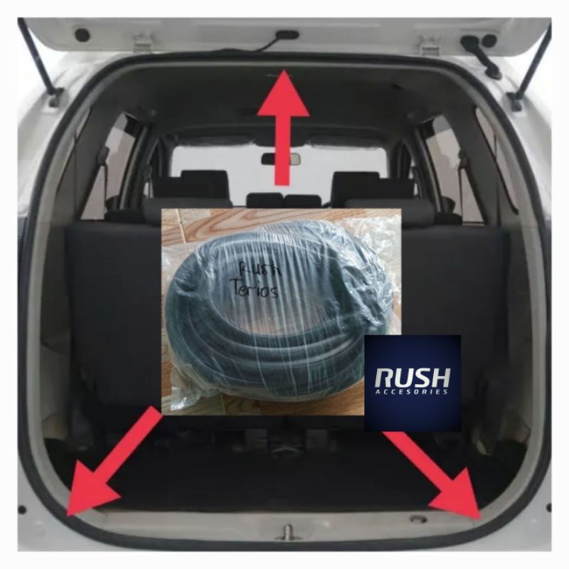 Karet Bagasi Karet Peredam Pintu Bagasi Toyota Rush Terios 2006-2015