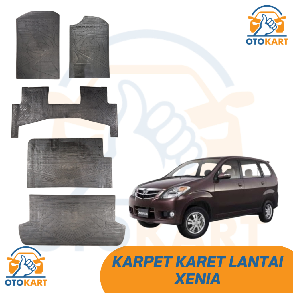 Karpet Lantai XENIA Karet / Karpet Mobil Karet XENIA 1 SET